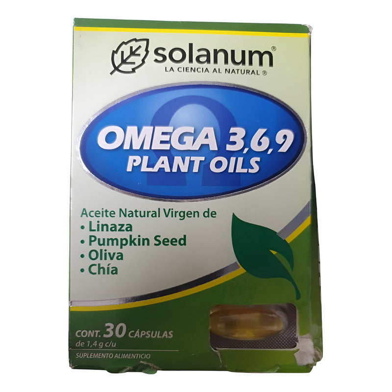 Promo Solanum Omega 3,6,9 Con 30caps Sin Sabor