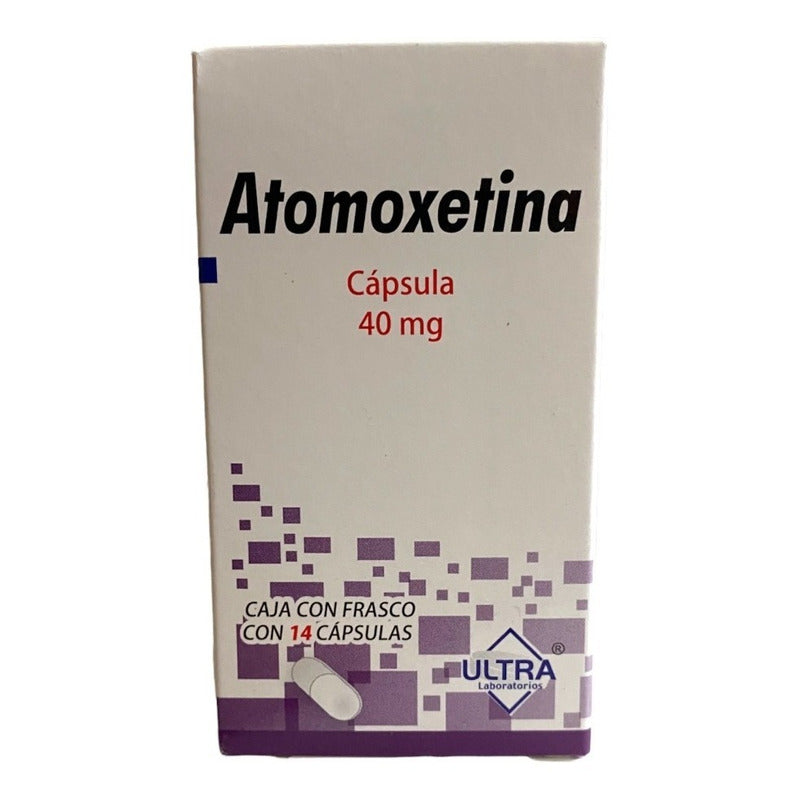 Atomoxetina Ultra 40mg Con 14 Capsulas