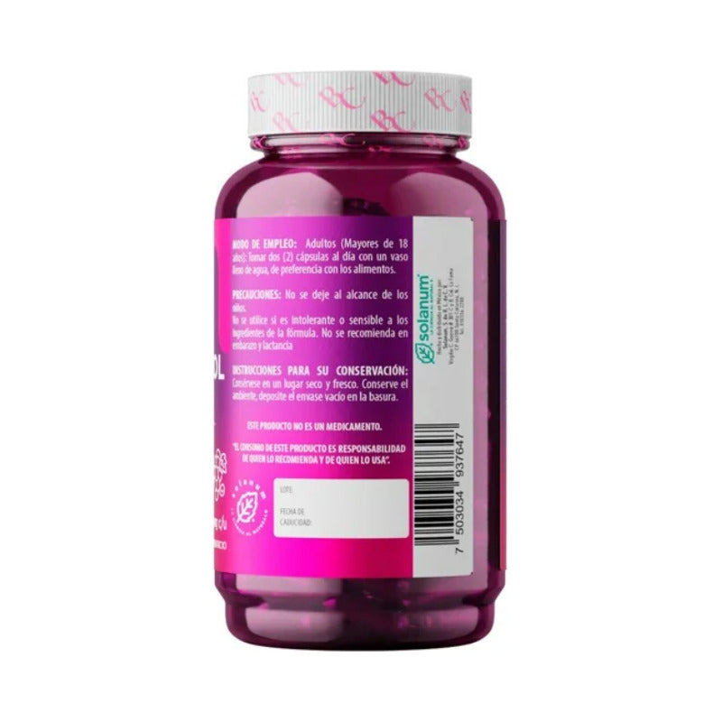 Suplemento En Cápsula Belacaps Resveratrol De Belacaps Solanum Resveratrol Glow X 450mg