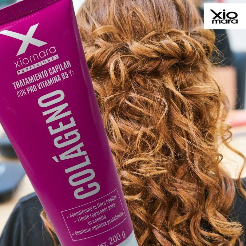 Tratamiento Colageno Para Cabello Extra Dañado Seco 200 Grs