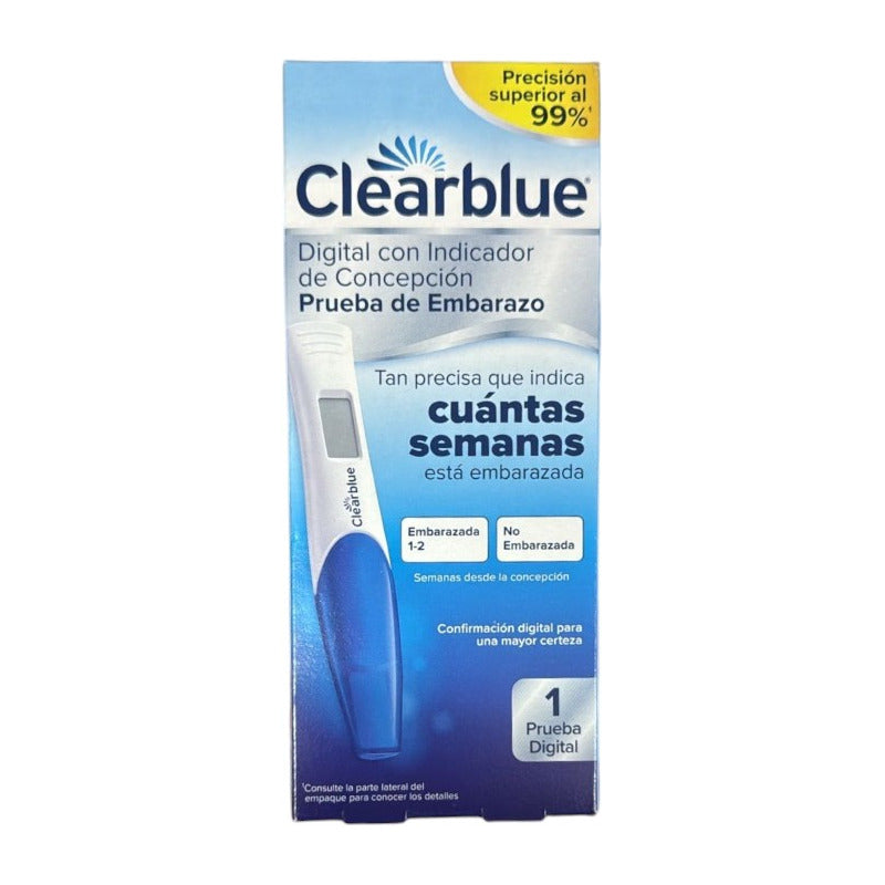 Prueba De Embarazo Clearblue Confirmación Digital 1 Unidad