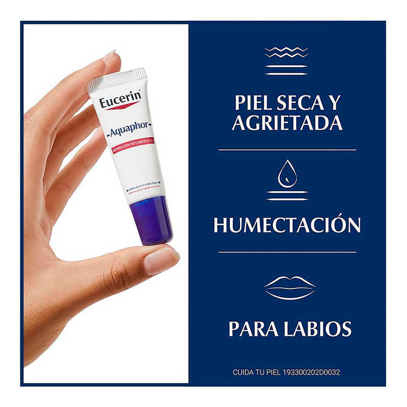 Kit Eucerin 2 Aquaphor Reparación De Labios 10ml