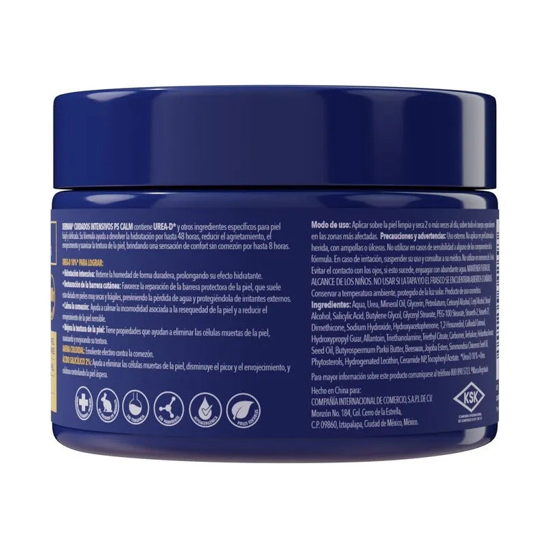 Derman Crema Ps Calm Piel Deshidratada Y Agrietada 300g Neutra