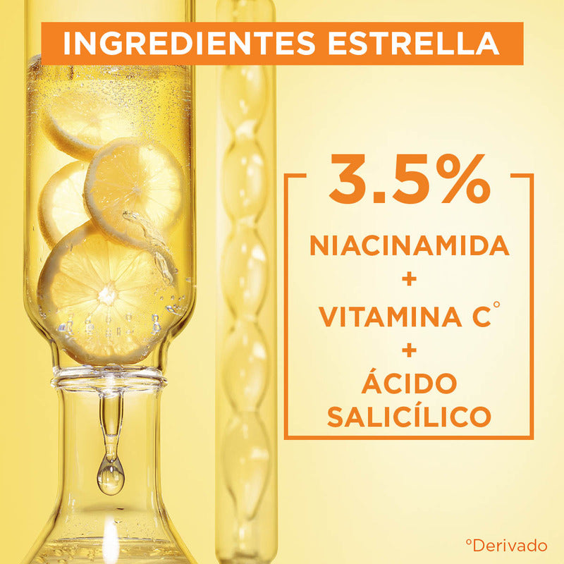 Garnier Sérum Anti Manchas Express Aclara Vitamina C 30ml Todo Tipo De Piel Día