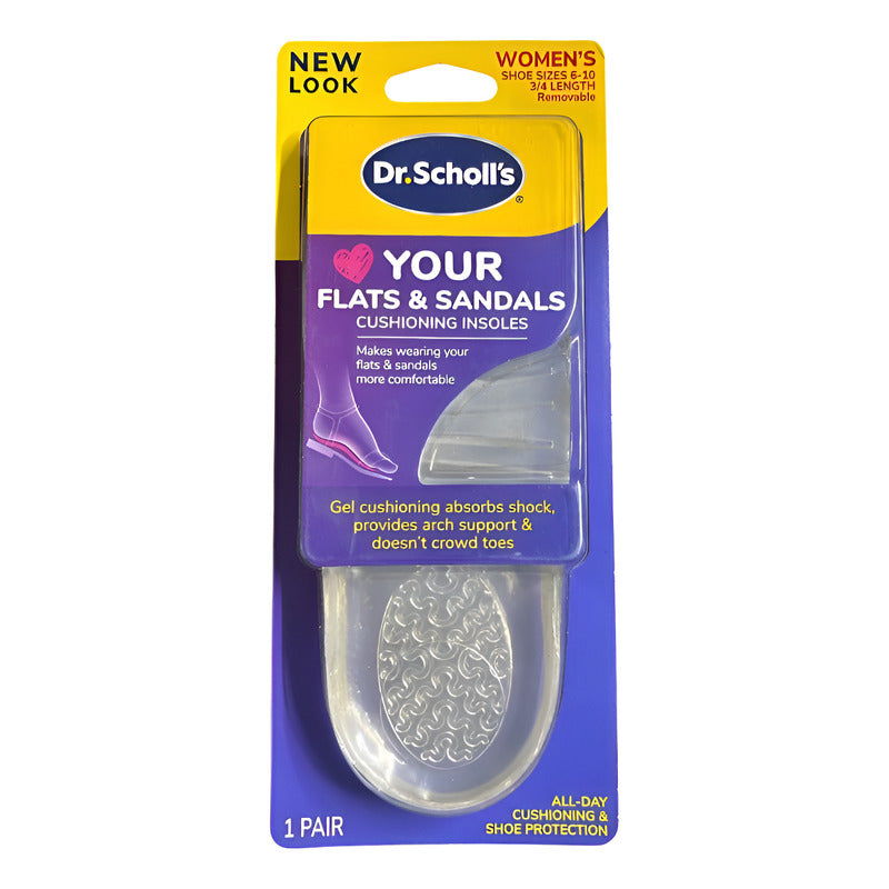 Dr. Scholl's Flats Zapato Bajo Plantillas Transparentes 22-26 Transparente