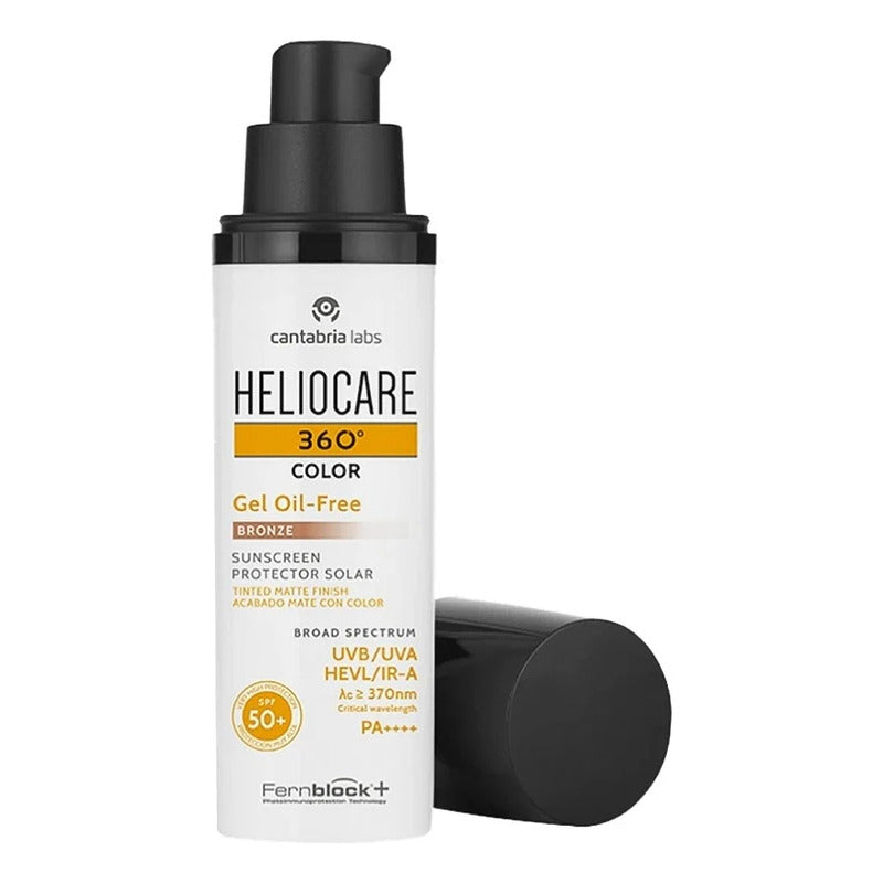 Heliocare 360 Gel Oil-free Color Bronze Spf 50 50 Ml