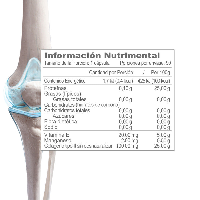 Colágeno Tipo 2 Premium. Sin Desnaturalizar 90 Cápsulas Olnatura Just Natural