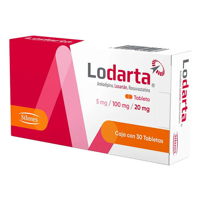 Lodarta Tableta 5 Mg/100 Mg/20 Mg, 30 Tabletas