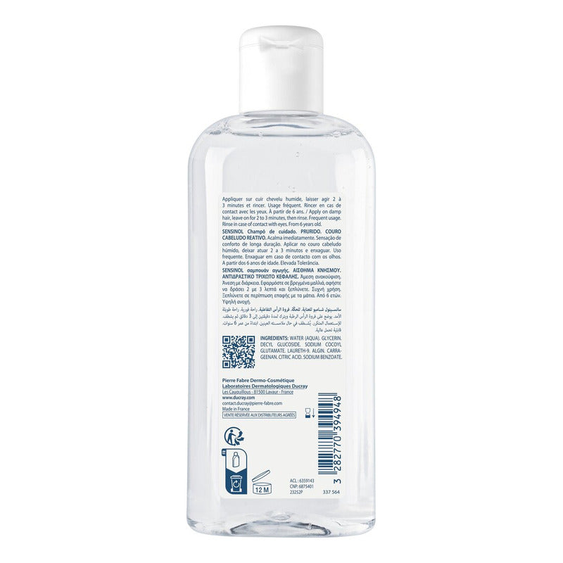 Shampoo Ducray Sensinol Alivio Irritación 200ml