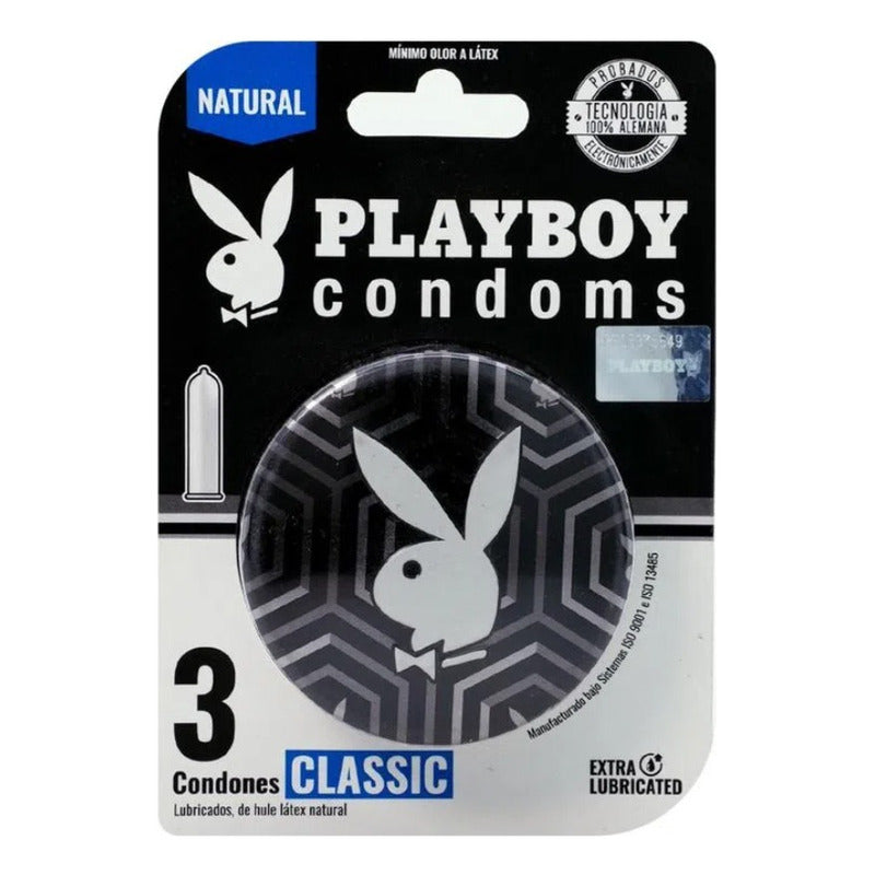 Preservativo Playboy Clásico 3 Condones