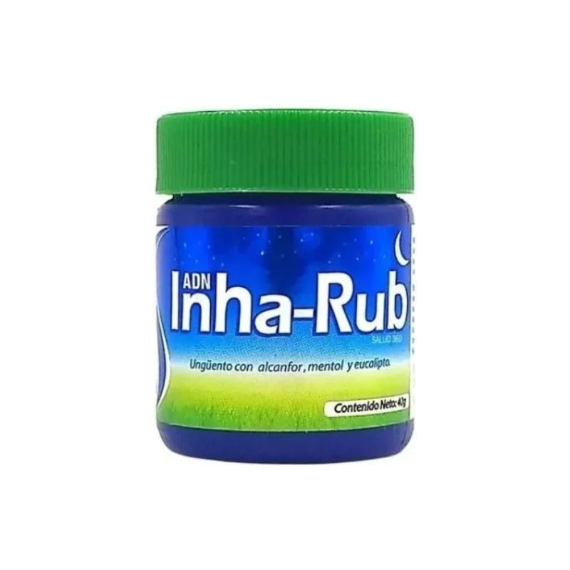 Ungüento Inha Rub Alcanfor, Mentol Y Eucalipto 40g