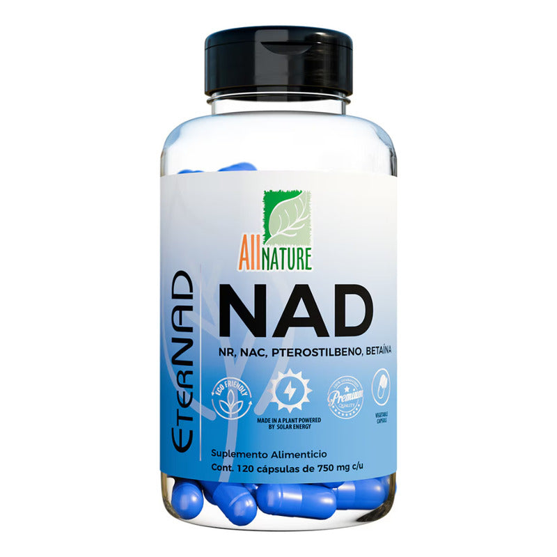 Allnature Eternad Nad 120caps 750mg C/u Sabor Sin Sabor