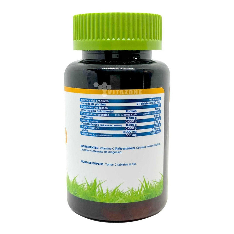 Vidanat Vitamina C Suplemento Alimenticio 120 Tabletas Sin Sabor
