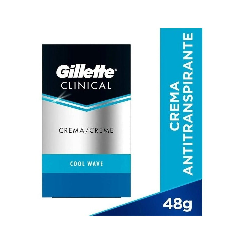 Gillette Clinical Cool Wave Antitranspirante Caballero 48g