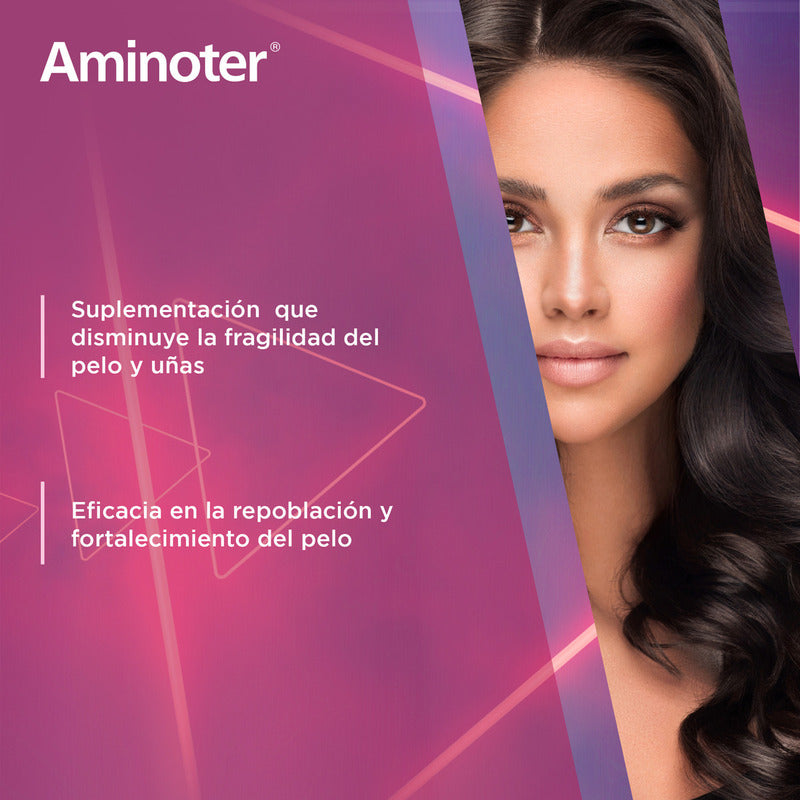 Aminoter Cápsulas Caída De Cabello Fragilidad Capilar 30caps