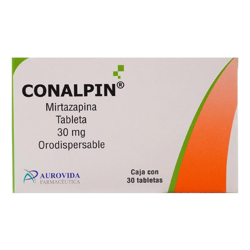 Conalpin Mirtazapina 30 Mg, 30 Tabletas