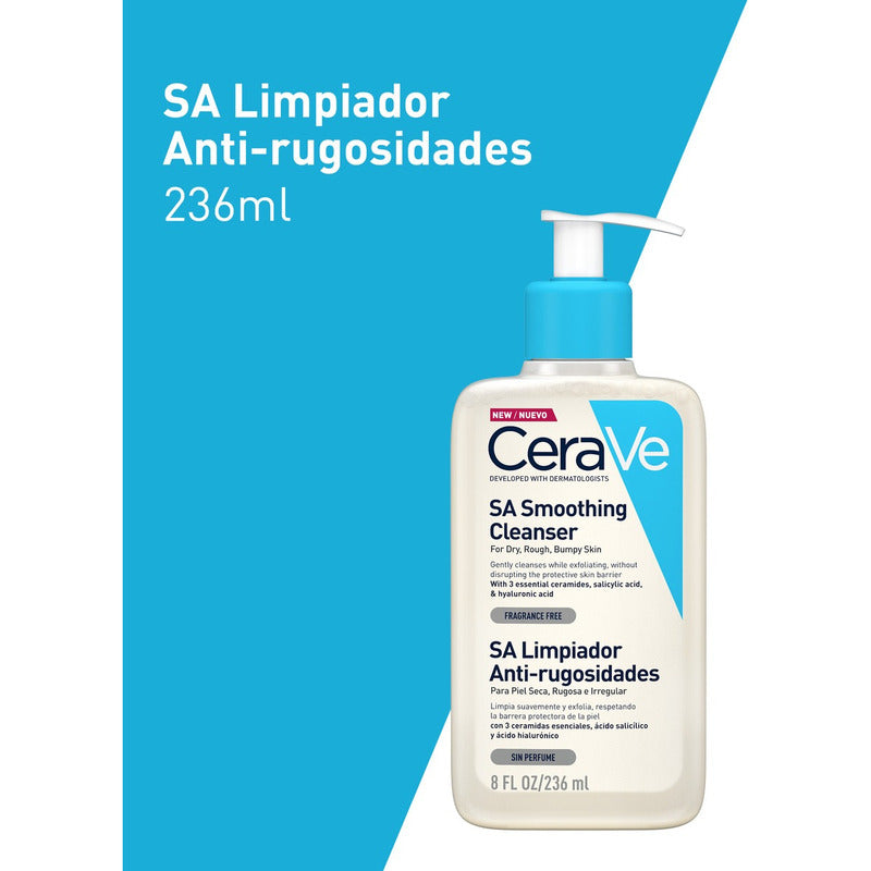 Cerave Sa Limpiador Antirugosidades 236 Ml
