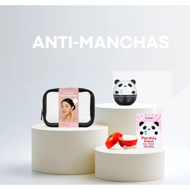 Tony Moly Anti Manchas 3 Pzas + Cosmetiquera