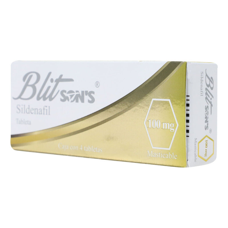 Blit Son´s Sildenafil 4 Tabletas 100 Mg