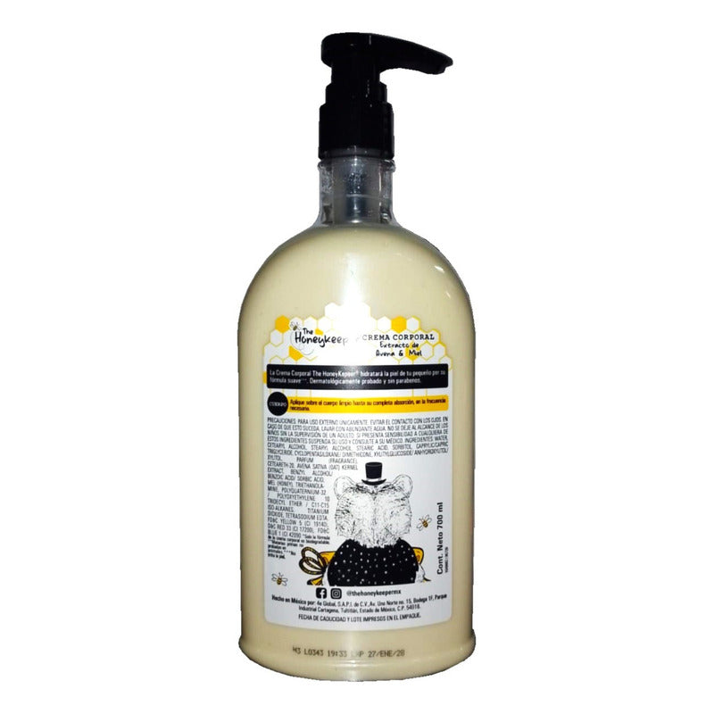 Kit The Honeykeeper Shampoo 3 En 1 Y Crema 700ml C/u