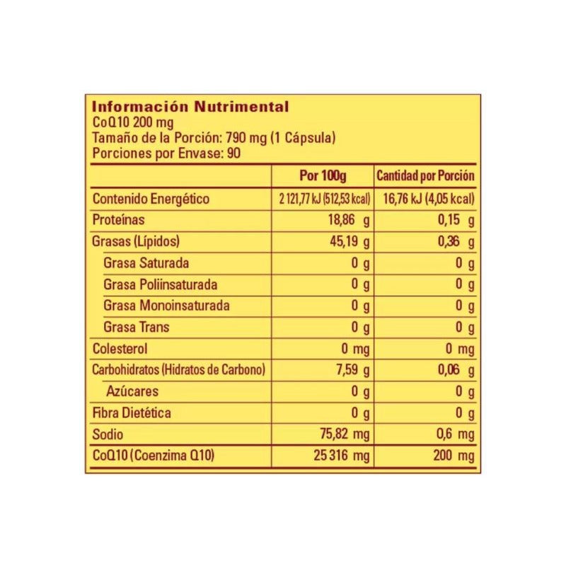 Coq10 Nature Made 790 Mg 90 Caps Sin Sabor