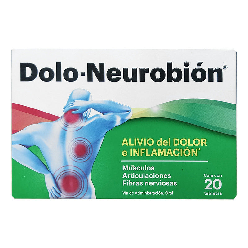 Dolo-neurobion Tableta 0.25 Mg/50 Mg/50 Mg/50 Mg, 20 Tabletas