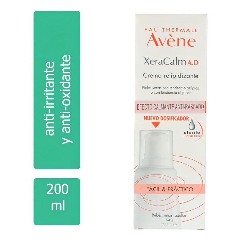 Crema Relipidizante Avene Xeracalm Ad Para Piel Seca 200ml