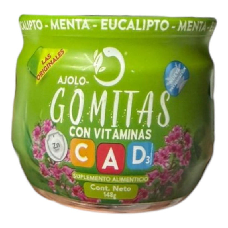 Ajolotius Gomitas Gomita - Menta Eucalipto - Unidad - 1 - 148 G