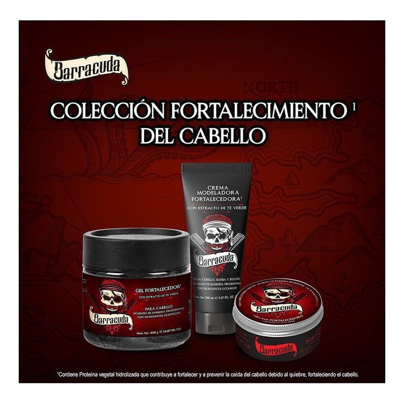 Barracuda Cera Para Cabello Mate Fortalecedora 60g