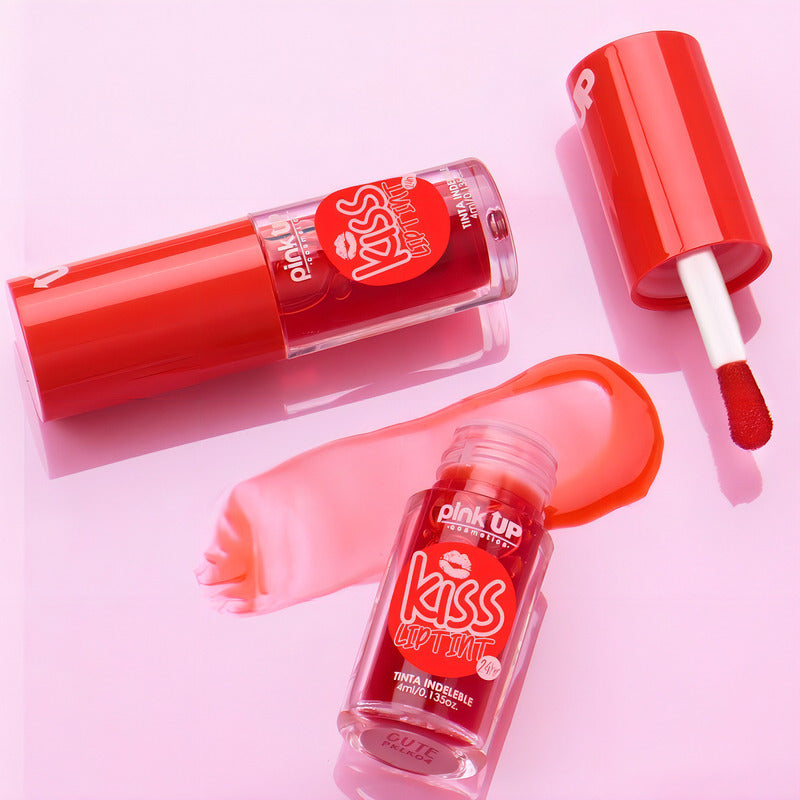 Tinta Indeleble Para Labios Kiss Lip Tint Pink Up Color Bloom