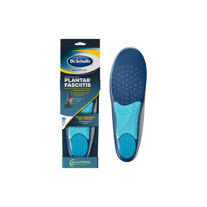 Plantillas Dr Scholl Fascitis Plantar Hombre Dolor Tamaño De La Plantilla 8-13