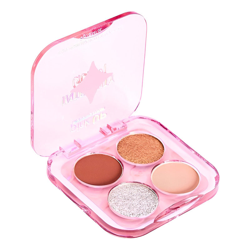 Cuarteto De Sombras Para Ojos Paleta Intensity Glam Pink Up Color 03 Elegance