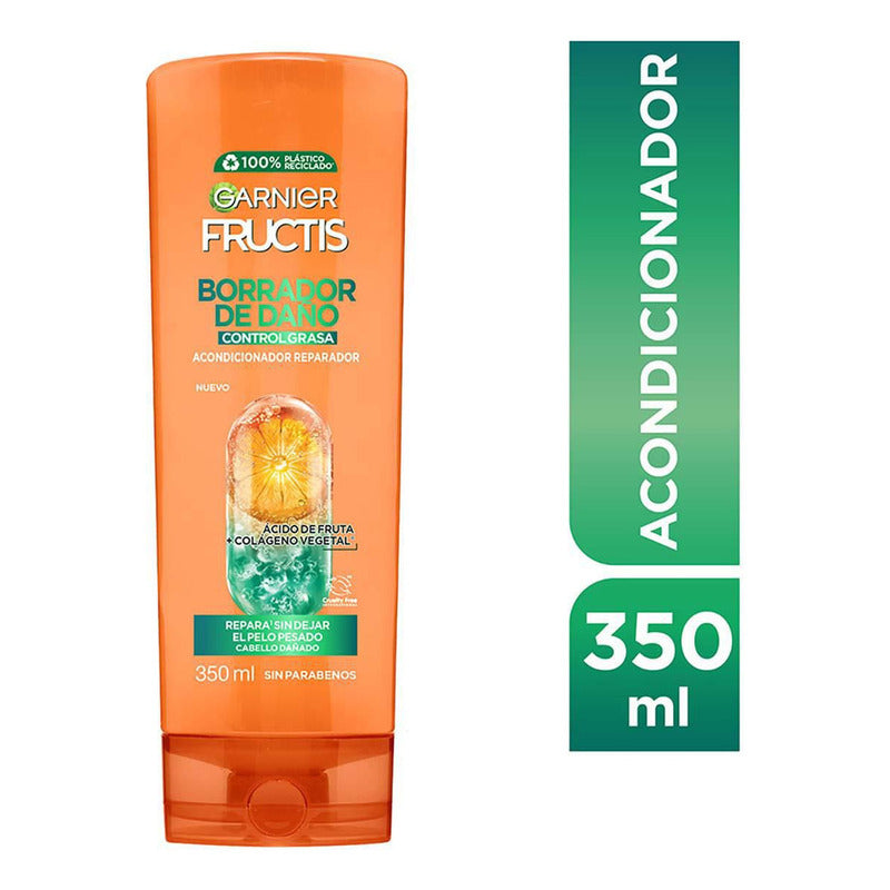 Acondicionador Fructis Borrador De Daño 350ml