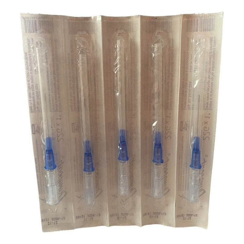 Punzocat Catéter 22gx25mm (1) Azul 5 Piezas