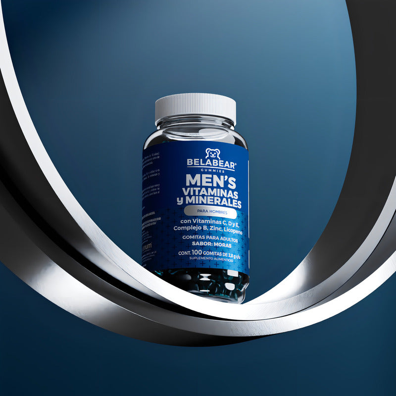 Suplemento En Gomitas Solanum Pharma Men's Multi Sabor Moras De 280g 100 Un