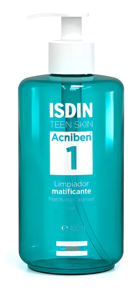 Gel Limpiador Matificante | Piel Grasa | Isdin Acniben 400ml Grasa Día/noche
