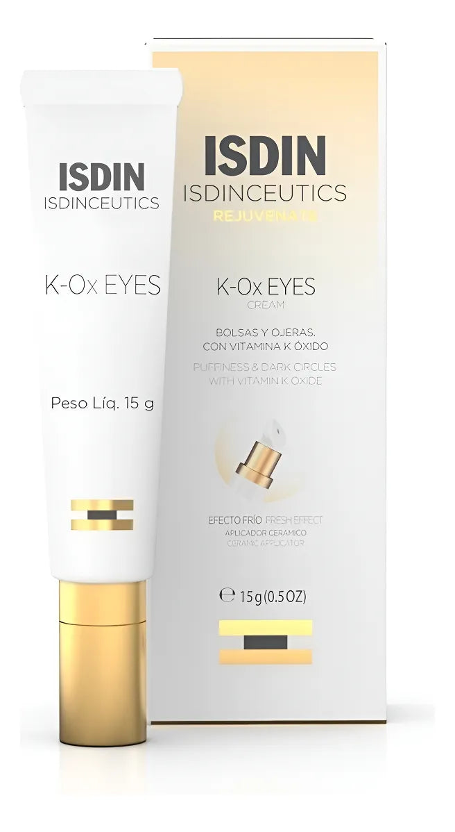 Isdinceutics K-ox Eyes Crema Contorno De Ojos, Uso Día Y Noche, Todo Tipo De Piel, 15g