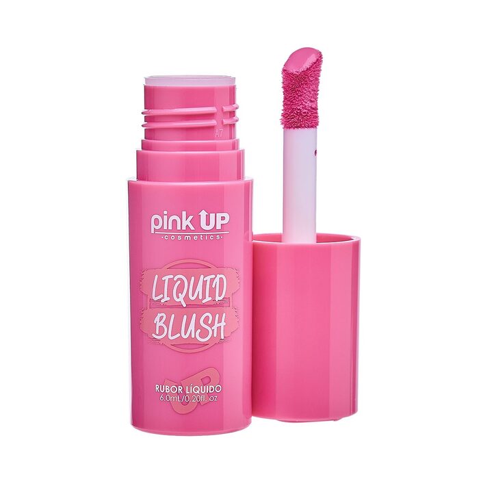 Rubor Líquido Pink Up Liquid Blush Larga Duración Tono Del Maquillaje Pink Cheeks