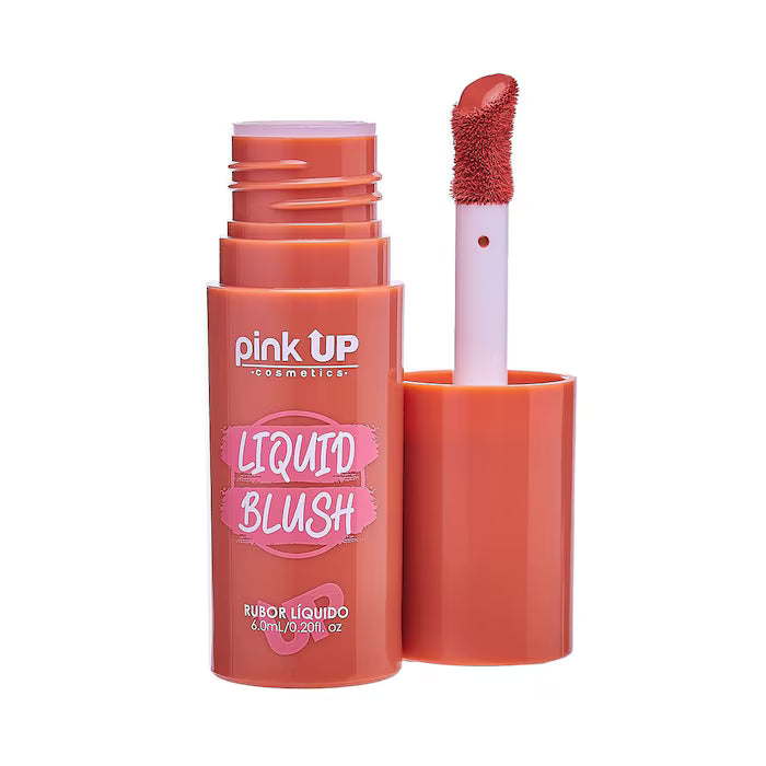 Rubor Líquido Pink Up Liquid Blush Larga Duración Tono Del Maquillaje Sunset
