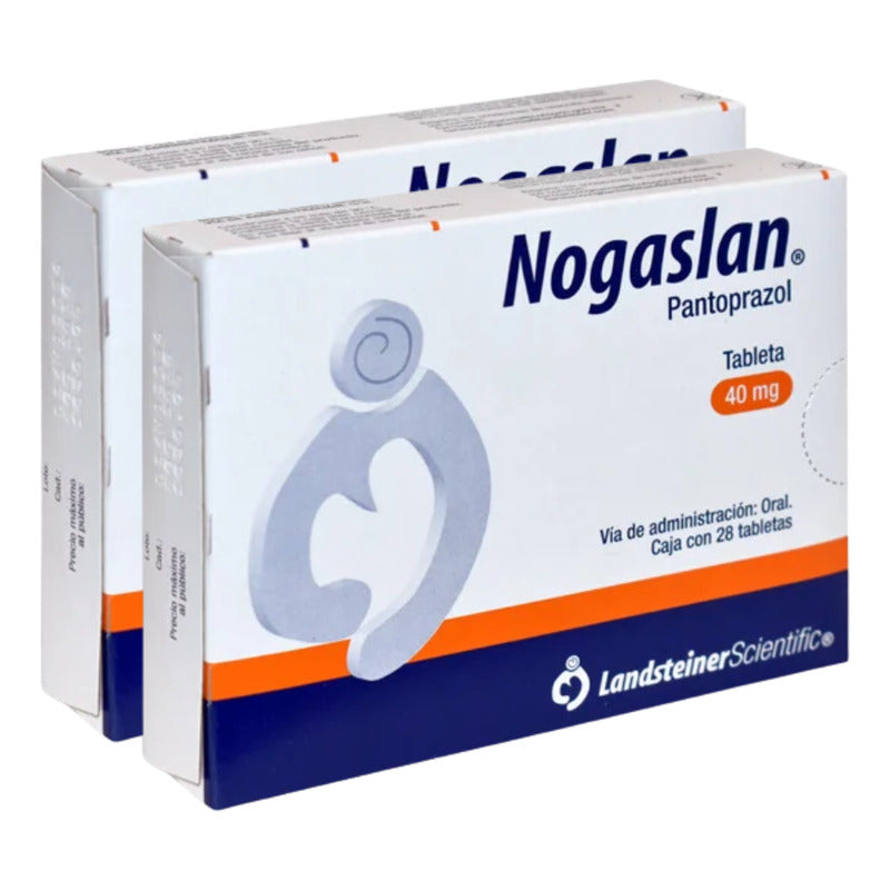 Duo Pack Nogaslan Pantoprazol 40mg Con 28tabs