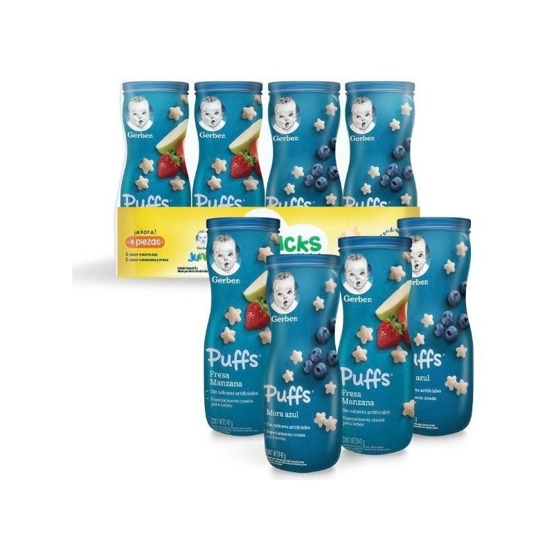 Gerber Puffs Gerber - Pack - 4