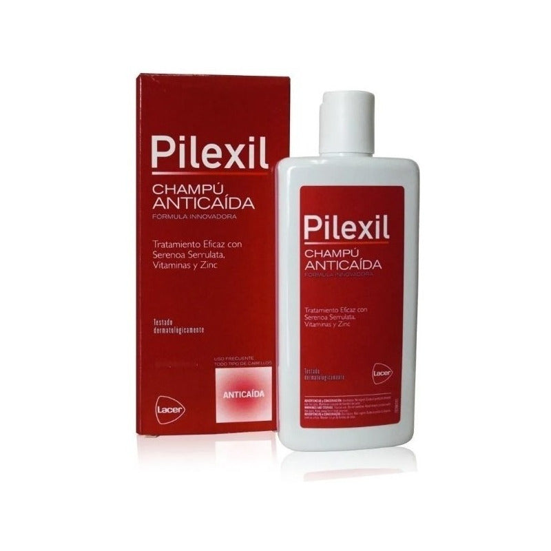 Pilexil Shampoo Anticaída Con Serenoa Serrulata Y Zinc 300ml