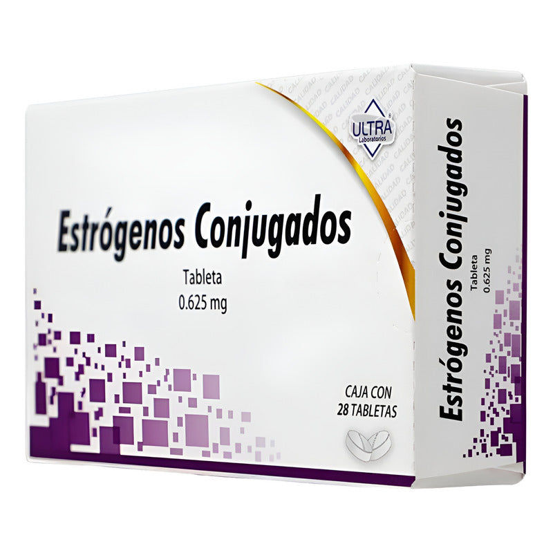 Estrógenos Conjugados 0.625mg 28 Tabletas