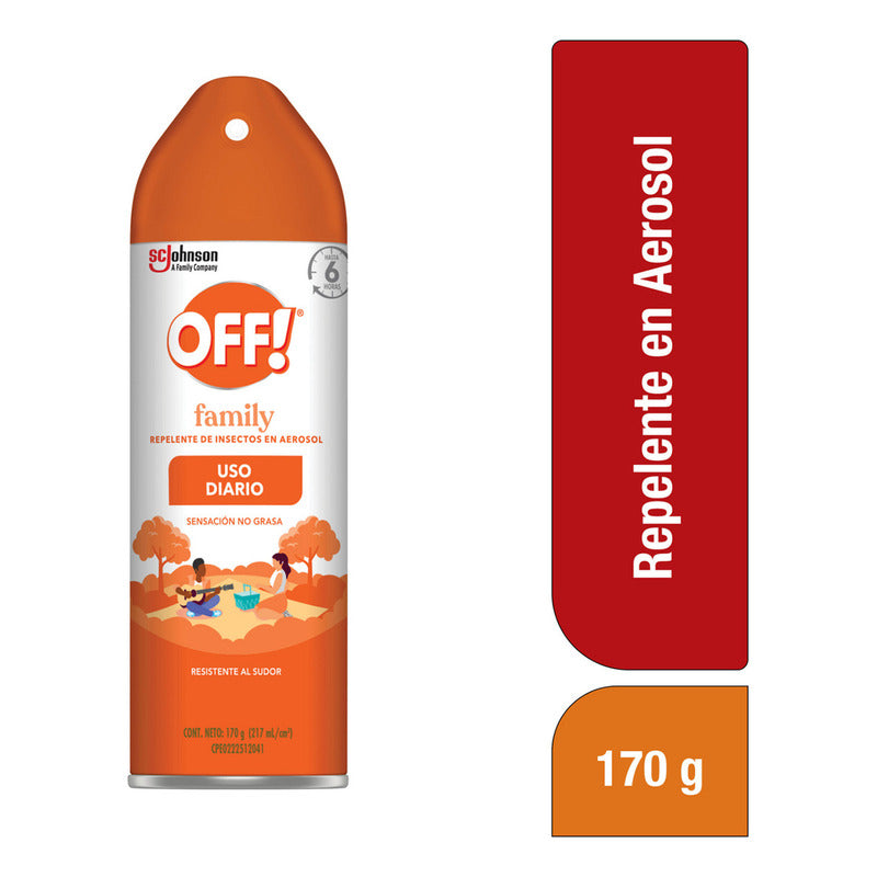 Repelente De Mosquitos En Aerosol Off! 170g