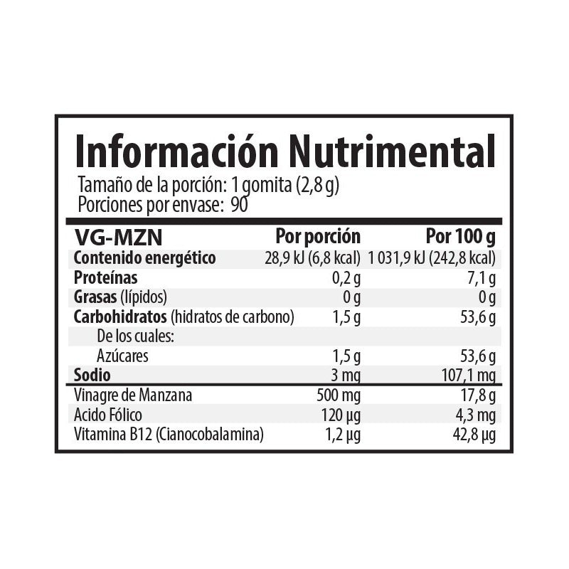 Solanum Belabear Vinagre De Manzana 90 Gomitas Sfn
