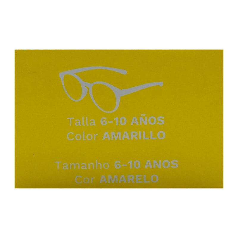 Mustela Lentes Solares Para Niños 6 - 10 Años Ovalado Amarillo Gris Oscuro Amarillo Amarillo
