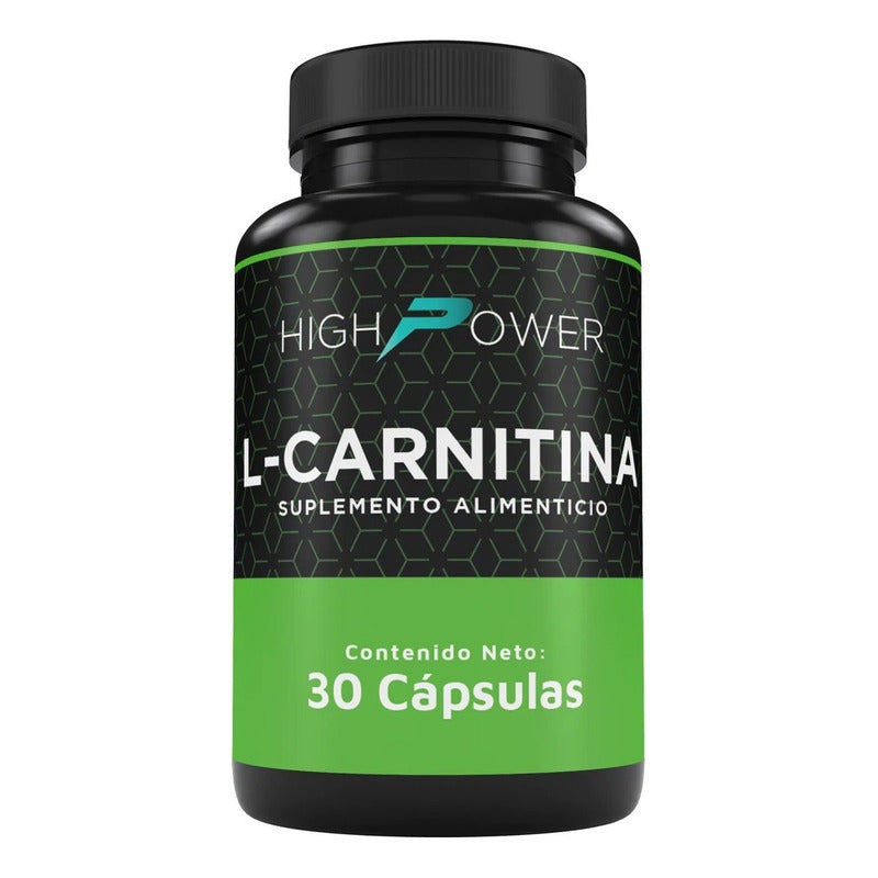 L-carnitina 500 Mg 30 Cápsulas High Power Sin Sabor