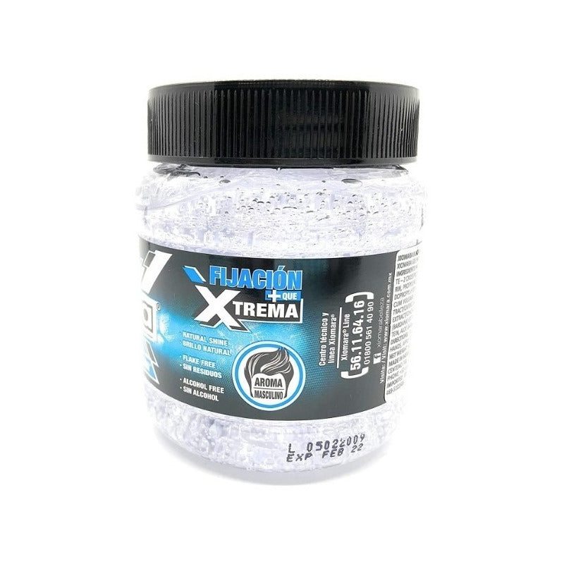 Gel Para Peinar Xiomara Black Recargada Anti Caida 1kg