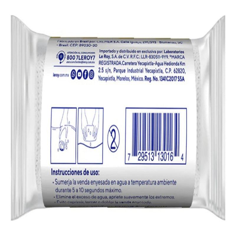 Leroy Venda Enyesada Fraguado Rápido 5cm X 2.75m Blanco