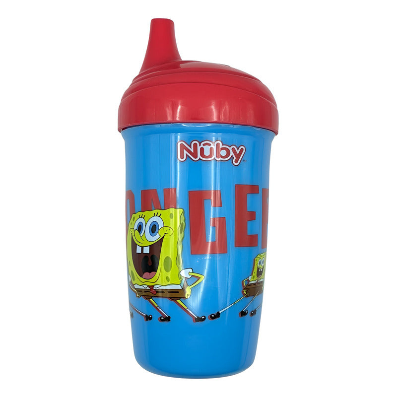 Vaso Entrenador Nuby Antiderrames 325ml Bob Esponja